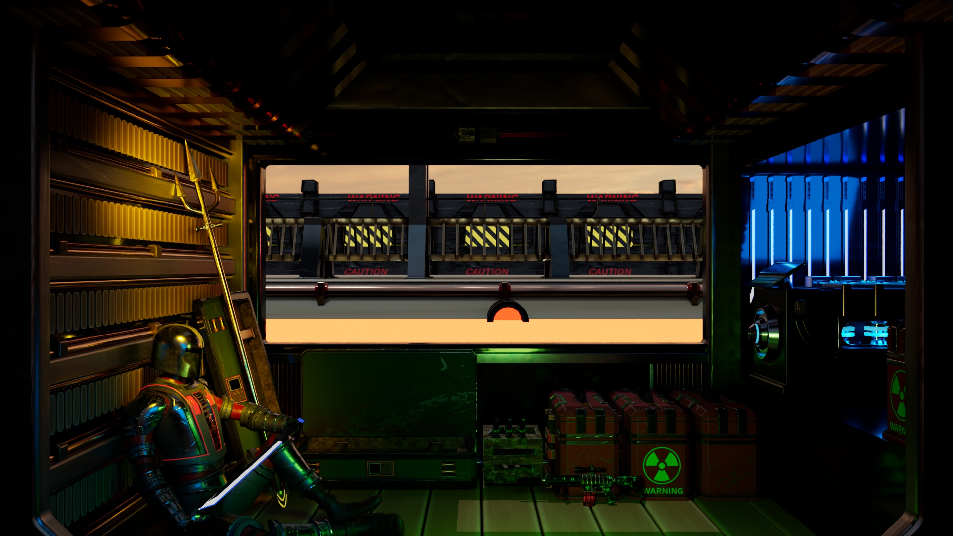 Sci-Fi Cargo Train